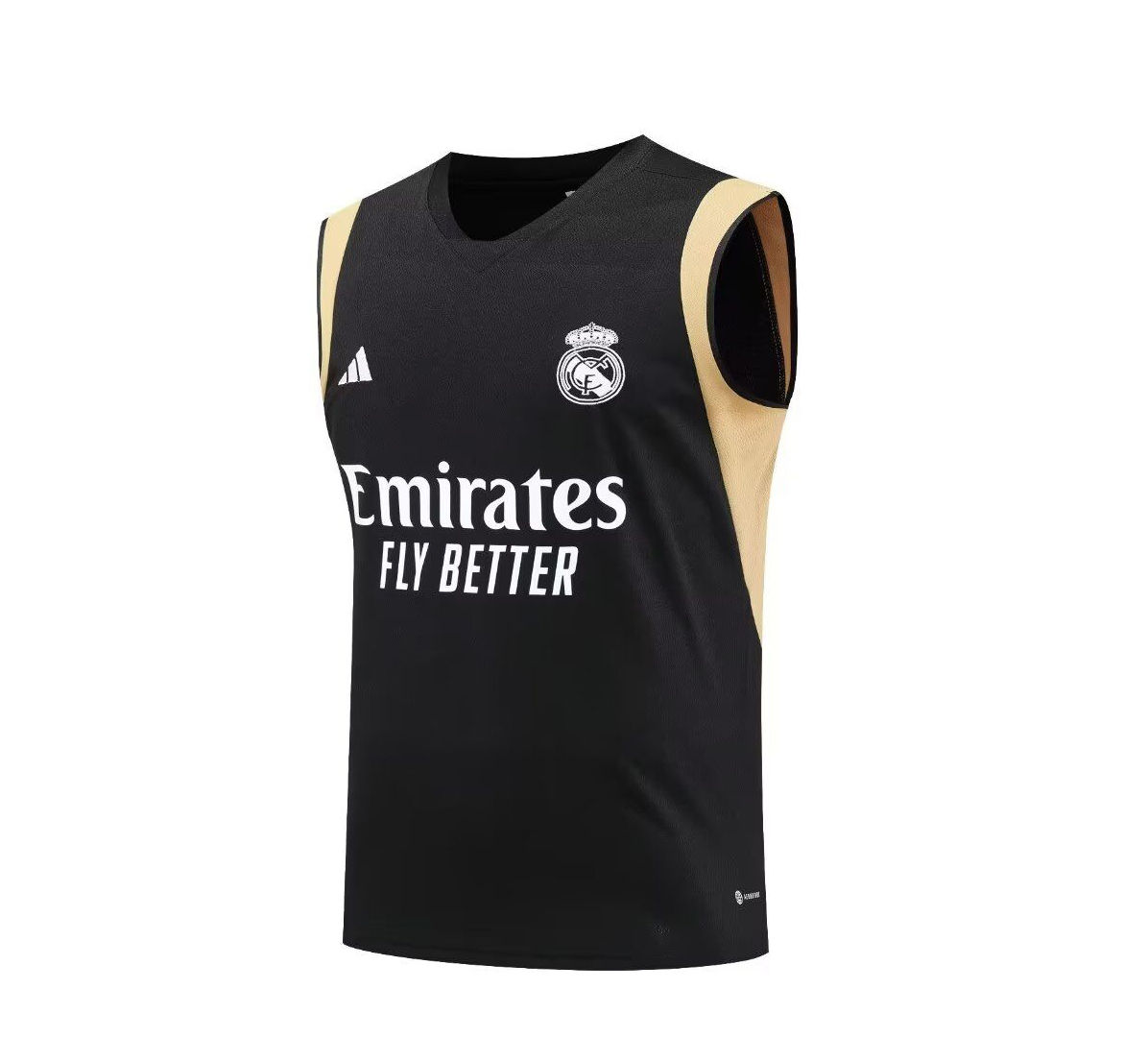 AAA Quality Real Madrid 23/24 Black/Golden Vest Jersey